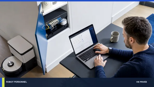 Configuration d’un réseau domestique sécurisé avec robot à sa base.